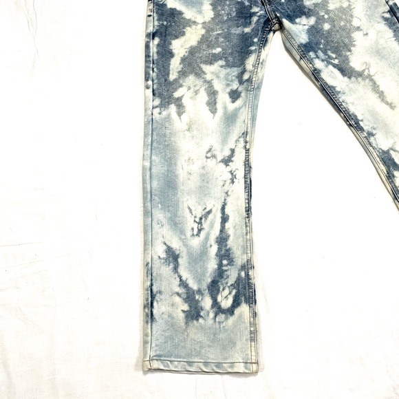 Upcycled Ocean Galaxy Jeans Size 32 x 30 8 10 12 - Picture 3 of 14